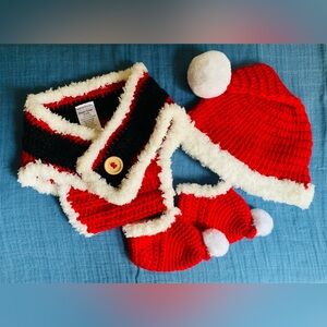 Knitted Christmas photoshoot outfit